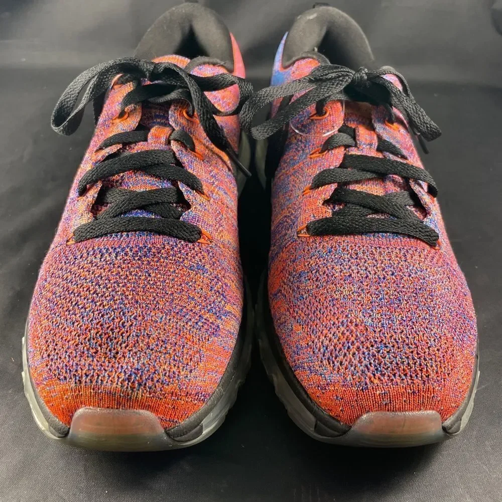 New NIKE FLYKNIT MAX Mens 9 US or Womens 10.5 concord crimson